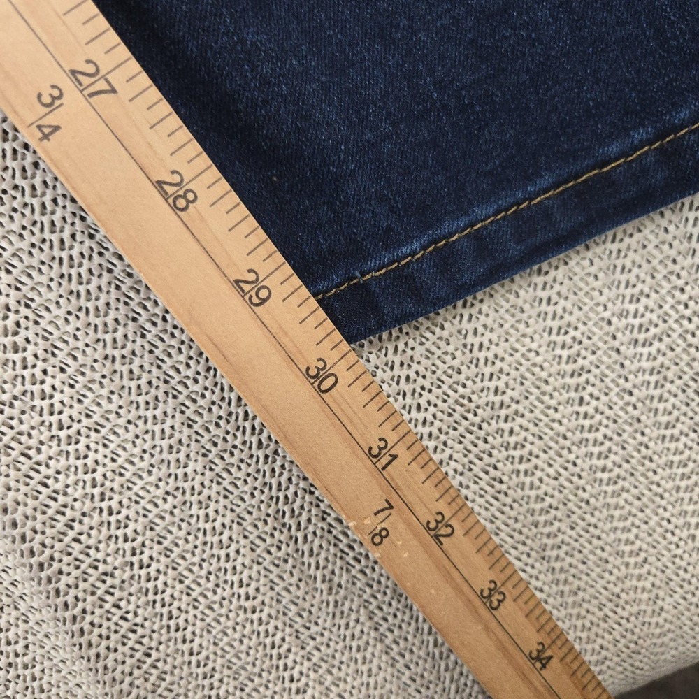 Wrangler Jeans Mens 31x30 Dark Wash Athletic Fit Stretch Denim Straight Leg - Picture 5 of 11